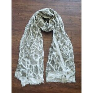MaxMara Cream Tan Giraffe Print Scarf Quiet Luxury Feminine Streetwear